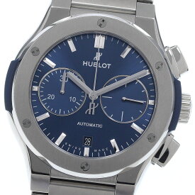 ウブロ HUBLOT 520.NX.7170.NX クラシックフュージョン クロノグラフ チタニウム 自動巻き メンズ 美品 _940264【中古】