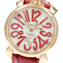 楽天市場】ガガミラノ MANUALE 48MM（ベルトカラーレッド）（腕時計 