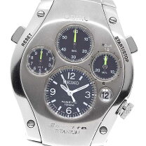 稼動品】SEIKO セイコー キネティック メンズ自動巻き デイト 腕時計 