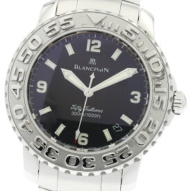 ブランパン Blancpain 2200-1130-71 フィフティファゾムス デイト 自動巻き メンズ 保証書付き OH済み_905980【中古】