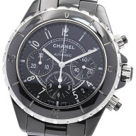 シャネル CHANEL H0940 J12 41MM 黒セラミック クロノグラフ 自動巻き メンズ _942667【中古】