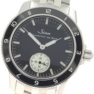 ジン Sinn 104 Classic 12 104 パイロットウォッチ スモールセコンド 自動巻き メンズ 美品 箱・保証書付…