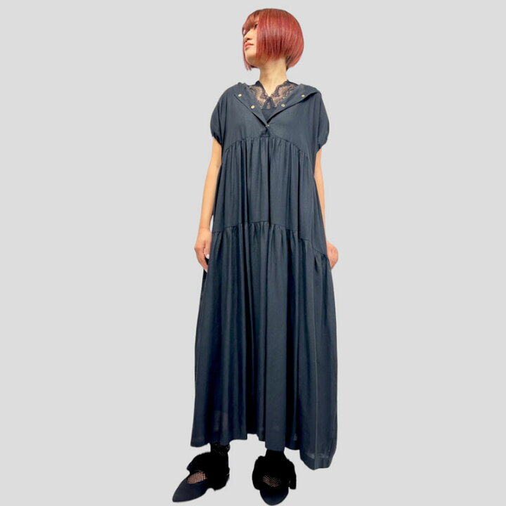 楽天市場】ayane(アヤン）フーディーティアードワンピース[レディース 