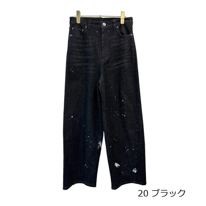 楽天市場】ayane(アヤン）ペイント加工バレルレッグデニムパンツ 