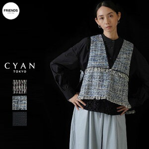 �y�\��z�yCYAN 2026 SPRING&SUMMER Vol1�zCYAN TOKYO(�V�A���j�o�b�N�I�[�o�[�g�����c�B�[�h�x�X�g 610436 �c�B�[�h�x�X�g �x�X�g ���f�B�[�X �V�A���g�E�L���E �V�A�� 30/40/50/60�� �u�����h �X�v�����O 