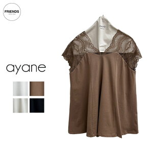 �y�\��z�yayane 2026 SUMMER �zayane(�A�����j���[�X�t���A�^���N�g�b�v 826525 �f�U�C���J�b�g�\�[ �^���N�g�b�v �^���N �J�b�g�\�[ �C���i�[ Tee ���f�B�[�X �A���� 30/40/50/60�� �u�����h �T�}�[ SUM