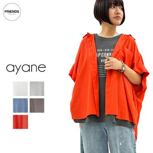 �y�\��z�yayane 2026 SUMMER �zayane(�A�����j �I�[�o�[�T�C�Y�g���~�V���c 826514 �V���c�H�D �H�D �V���c �u���E�X �������V���c �����V���c ���f�B�[�X �A���� 30/40/50/60�� �u�����h �T�}�[ SUM