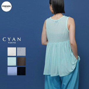 �y�\��z�yCYAN 2026 SPRING&SUMMER Vol2�zCYAN TOKYO(�V�A���j�V�A�[�V���o�b�N�M���U�[�^���N 601458 �f�U�C���g�b�v�X �^���N�g�b�v �J�b�g�\�[ �f�U�C���^���N �V�A�[�^���N ���f�B�[�X �V�A���g�E