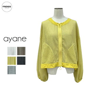 �y�\��z�yayane 2026 MID SUMMER �zayane(�A�����j�N���[�l�b�N���b�V���u���]�� 836614 ���b�V���u���]�� �W���P�b�g�@�m�[�J���[�W���P�b�g ���f�B�[�X �A���� 30/40/50/60�� �u�����h �~�b�h�T�}�[ M
