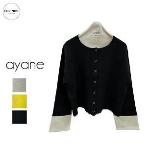 �y�\��z�yayane 2026 AUTUMN&WINTER�zayane(�A�����j�����o�C�J���[�ڌ��j�b�g�J�[�f�B�K�� 856706 �j�b�g�J�[�f �J�[�f �o�C�J���[�m�[�J���[ ���f�B�[�X �A���� 30/40/50/60�� �I�[�^���@�E�B���^�[ AW