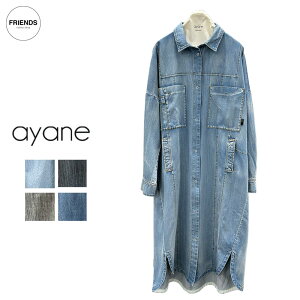�y�\��z�yayane 2026 AUTUMN&WINTER�zayane(�A�����j�_���K���[�����O�V���c 856707 �����O�V���c�@�f�j���V���c�@�_���K���[�V���c�@�V���c �H�D�� ���f�B�[�X �A���� 30/40/50/60�� �I�[�^���@�E�B��