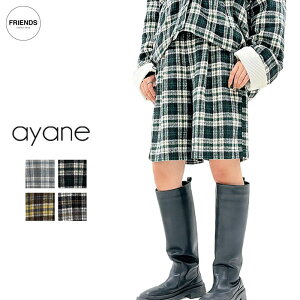 �y�\��z�yayane 2026 AUTUMN&WINTER�zayane(�A�����j�`�F�b�N���n�[�t�p���c856715 �`�F�b�N�p���c �n�[�t�p���c �`�F�b�N�� �p���c ���f�B�[�X �A���� 30/40/50/60�� �I�[�^���@�E�B���^�[ AW