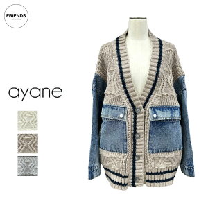 �y�\��z�yayane 2026 AUTUMN&WINTER�zayane(�A�����j�h�b�L���O�f�j�� 856724 �j�b�g�J�[�f �f�j�� �J�[�f �H�D�� ���f�B�[�X �A���� 30/40/50/60�� �I�[�^���@�E�B���^�[ AW