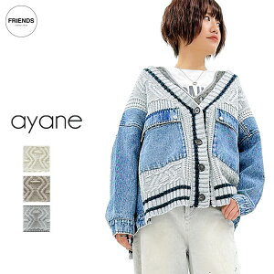 �y�\��z�yayane 2026 AUTUMN&WINTER�zayane(�A�����j�h�b�L���O�f�j�� 856724 �j�b�g�J�[�f �f�j�� �J�[�f �H�D�� ���f�B�[�X �A���� 30/40/50/60�� �I�[�^���@�E�B���^�[ AW