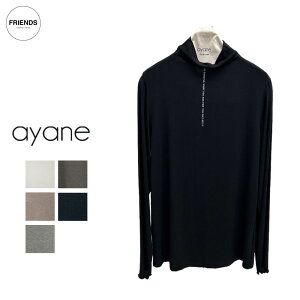 �y�\��z�yayane 2026 AUTUMN&WINTER�zayane(�A�����j�x�A�V�c���S�v�����g�{�g���l�b�N����T 856739 ����T Tee �{�g���l�b�N�C���i�[ ���ST ���S ���f�B�[�X �A���� 30/40/50/60�� �I�[�^���@�E�B���^�[ AW