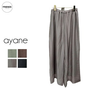 �y�\��z�yayane 2026 AUTUMN&WINTER�zayane(�A�����j�V�A�[���C�h�p���c 856747 ���C�h�p���c �p���c �C�[�W�[�p���c �V�A�[ ���C�h ���f�B�[�X �A���� 30/40/50/60�� �I�[�^�� �E�B���^�[ AW