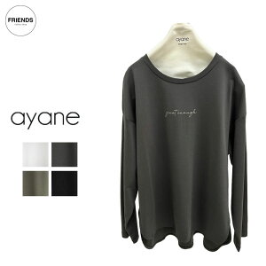 �y�\��z�yayane 2026 AUTUMN&WINTER�zayane(�A�����j�V���P�b�g���S����T 856750 ���S����T ����T Tee ���S �J�b�g�\�[ �f�U�C���g�b�v�X ���f�B�[�X �A���� 30/40/50/60�� �I�[�^�� �E�B���^�[ AW