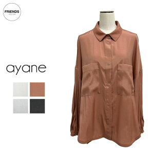 �y�\��z�yayane 2026 AUTUMN&WINTER�zayane(�A�����j�V�A�[�V���c 856751 �V�A�[�V���c �V���c �u���E�X �f�U�C���g�b�v�X �H�D�� ���f�B�[�X �A���� 30/40/50/60�� �I�[�^�� �E�B���^�[ AW