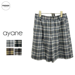 �y�\��z�yayane 2026 AUTUMN&WINTER�zayane(�A�����j�`�F�b�N���n�[�t�p���c856715 �`�F�b�N�p���c �n�[�t�p���c �`�F�b�N�� �p���c ���f�B�[�X �A���� 30/40/50/60�� �I�[�^���@�E�B���^�[ AW