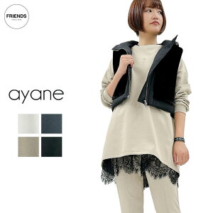 �y�\��z�yayane 2026 WINTER�zayane(�A�����j���N�уn�C�e���V�����v���I�[�o�[ 876830 ����T Tee �N�� �f�U�C���g�b�v�X ���f�B�[�X �A���� 30/40/50/60�� �E�B���^�[ WIN