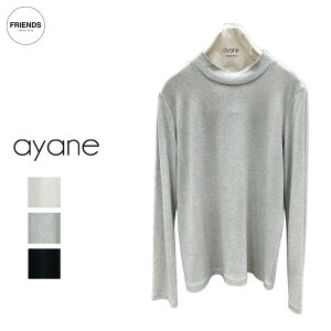 �y�\��z�yayane 2026 WINTER�zayane(�A�����j�e���Z���E�[�����b�N�l�b�N����T 876815 ����T Tee ���b�N�l�b�N ���f�B�[�X �A���� 30/40/50/60�� �E�B���^�[ WIN