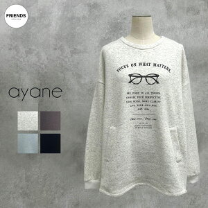 �y�\��z�yayane 2027 Early Spring�zayane(�A�����j�O���X�v�����g�{���o�[�v���I�[�o�[ 897116 �J�b�g�\�[ �f�U�C���J�b�g�\�[ ����T Tee �v�����gT ���f�B�[�X �A���� 30/40/50/60�� �A�[���[�X�v�����O
