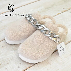 ASH(アッシュ)Ghost Fur 135626(サンダル　ボア　 レザー イタリア)