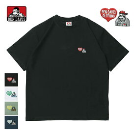 【ネコポス送料無料】 BEN DAVIS ベンデイビス クーラー ゴリラ刺繍 Tシャツ 接触冷感 COOLER GORILLA EMB TEE / メンズ クルーネック 半袖Tシャツ ワンポイントロゴ刺繍 遮熱 UVカット アメカジ カジュアル C-26580033 父の日 ギフト