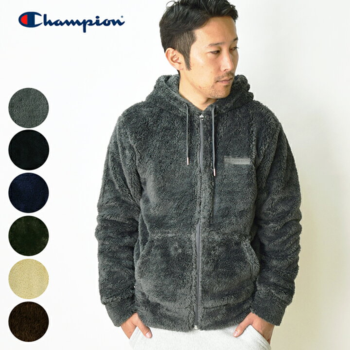 楽天市場 16 Off Champion チャンピオン ジップフードフリースジャケット シェルパフリース ジップフーデッドジャケット ボア フリース ボアパーカー メンズ レディース 男性用 フルジップパーカー ルームウェア 部屋着 抗菌 消臭加工 C3 L615 Cloth Harbor
