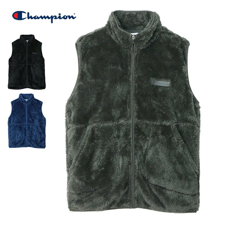 楽天市場】【15％OFF】 Champion チャンピオン シェルパフリースベスト 