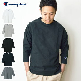 【14％OFF】【クロネコゆうパケット送料無料】 Champion チャンピオン T1011 ティーテンイレブン ラグラン3/4スリーブTシャツ 7分袖 / MADE IN USA メンズ 七分袖 無地Tシャツ ヘビーウェイト 厚手 米国製 コットン 綿 C5-P404