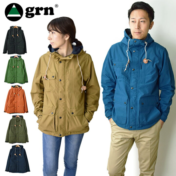 楽天市場】grn ジーアールエヌ 60/40クロス リバーシブル マウンテン 