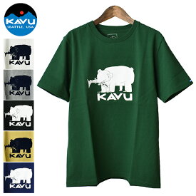 【クロネコゆうパケット送料無料】【国内正規品】 KAVU カブー ハイベア Tee / Hai Bear Tee メンズ 半袖Tシャツ クマ 熊 ロゴプリント コットン 綿100% (19820421) 21SS