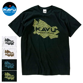 【15％OFF】【クロネコゆうパケット送料無料】【国内正規品】 KAVU カブー モノグラム Tee / MONOGRAM Tee メンズ 半袖Tシャツ ロゴプリント コットン 綿100% アウトドア カジュアル (19821846)