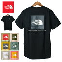【メール便送料無料】THE NORTH FACE ザ・ノースフェイス メンズ ボックスロゴTシャツ (USA企画) / ノースフェイス 半袖Tシャツ バックプリント 胸ロゴプリント 海外企画 MEN'S S/S BOX NSE TEE 男性用 (NF0A4763)