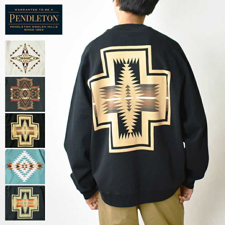 楽天市場】【15％OFF】PENDLETON ペンドルトン ラグランバックプリント 