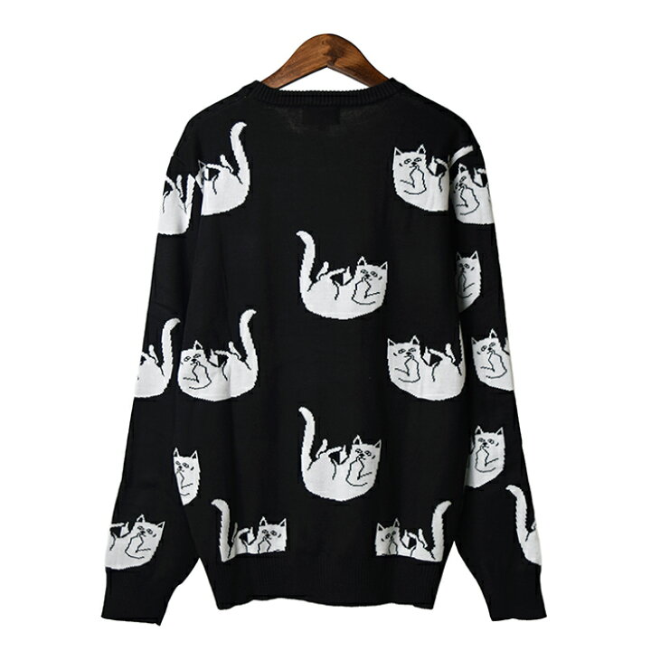 楽天市場】RIPNDIP リップンディップ セーター FALLING FOR NERMAL 