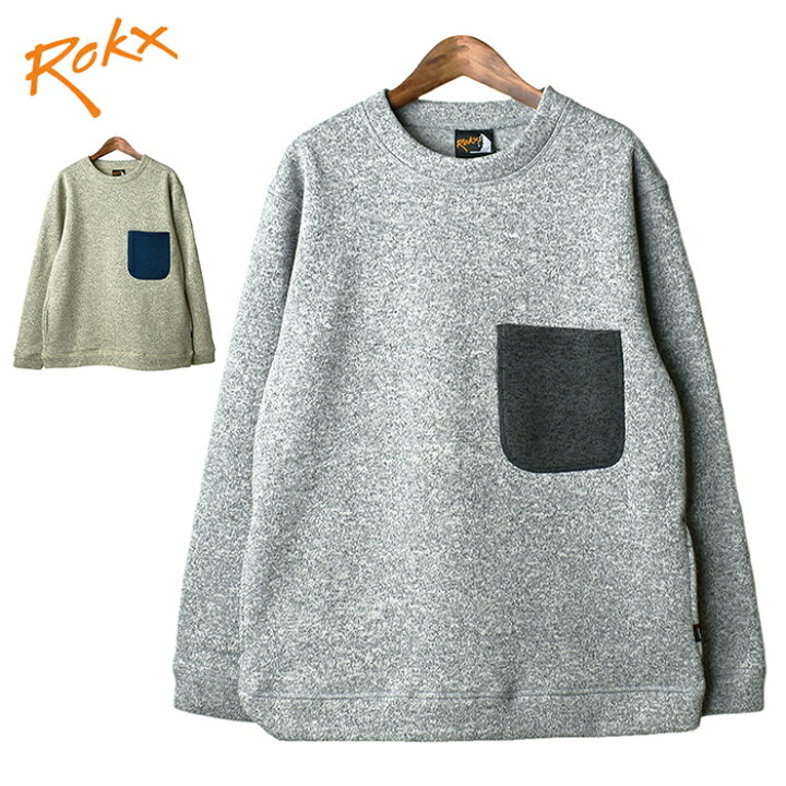 楽天市場】ROKX ロックス ザ グースセーター ポーラテック フリース 