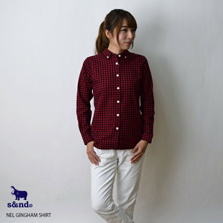 楽天市場】【40％OFF】 s&nd セカンド ネル ギンガムシャツ セカンド 