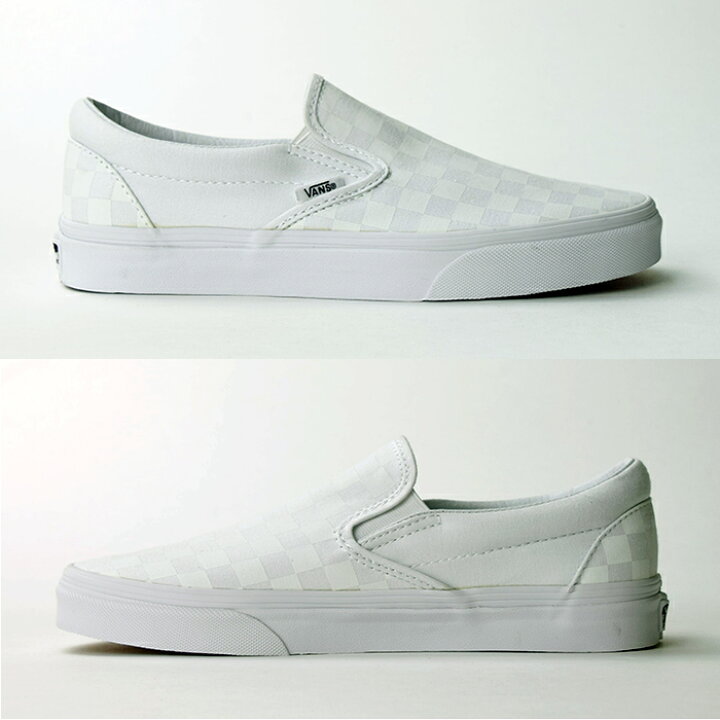 楽天市場】【送料無料】 VANS CLASSIC SLIP ON CHECKERBOARD ヴァンズ 