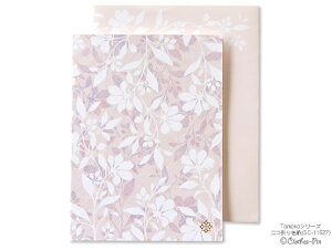 【メーカー公式/クローズピン】Tomoko Hayashi・トモコ 二つ折り色紙(封筒付き) 二つ折り 寄せ書き・記念・卒業・感謝