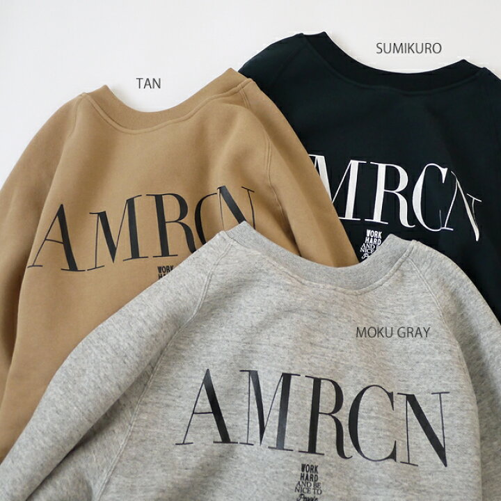 楽天市場】AMERICANA アメリカーナ 裏起毛 バック ジップ スウェット  