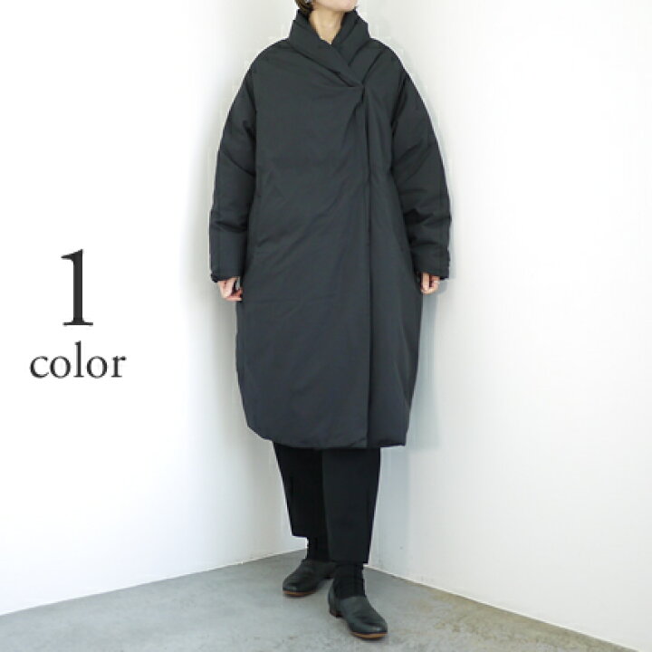 楽天市場】mizuiro-ind. ミズイロインドドレープ ロングダウンコート[4  