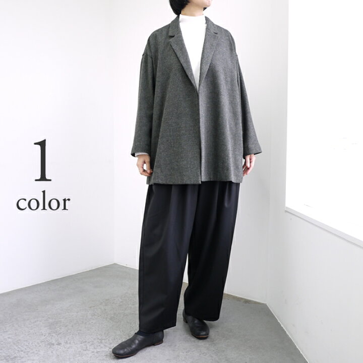 楽天市場】mizuiro ind ミズイロインド ウール ブレンド テーラード  