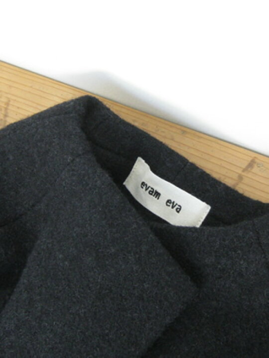 楽天市場】evam eva エヴァムエヴァプレスウール ロングコート 