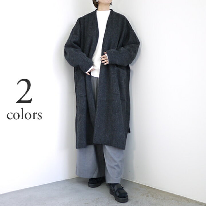楽天市場】【SALE 40％OFF】Honnete オネットドルマンガウンコート 