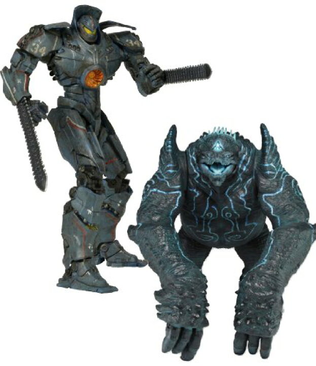 楽天市場 パシフィック リム 7インチ アクションフィギュア バトルダメージ ジプシー デンジャー Vs レザーバック カイジュウ 2pk ネカ クロソイド屋 楽天市場店