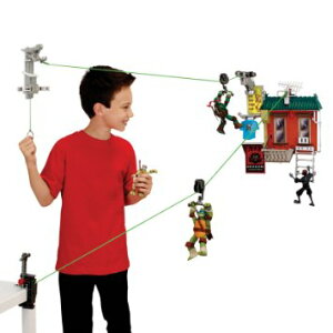 TMNT ~[^g^[gY jRfIV[Y WbvCvCZbg t@CAGXP[v t[tH[ / TEENAGE MUTANT NINJA TURTLES ZIP-LINE PLAYSET FIRE ESCAPE FREE FALL@vCCc