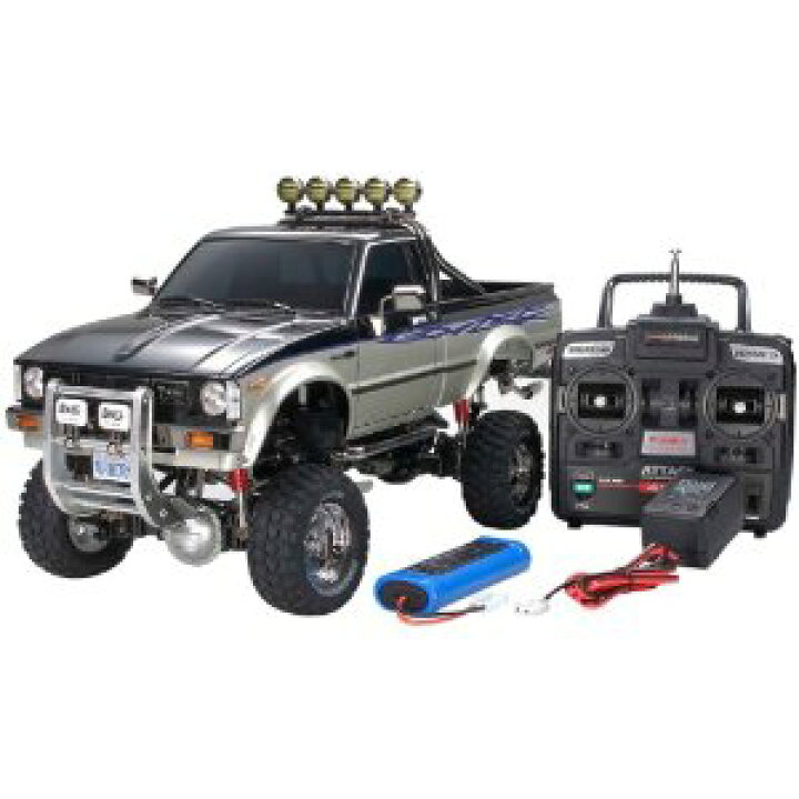 楽天市場】1/10 電動 RCカーフルセット トヨタ ハイラックスハイリフト 