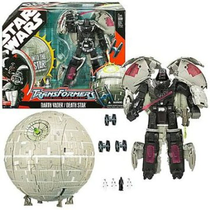 楽天市場 スターウォーズ トランスフォーマー ダース ベイダー デス スター 並行輸入 Hasbro クロソイド屋 楽天市場店